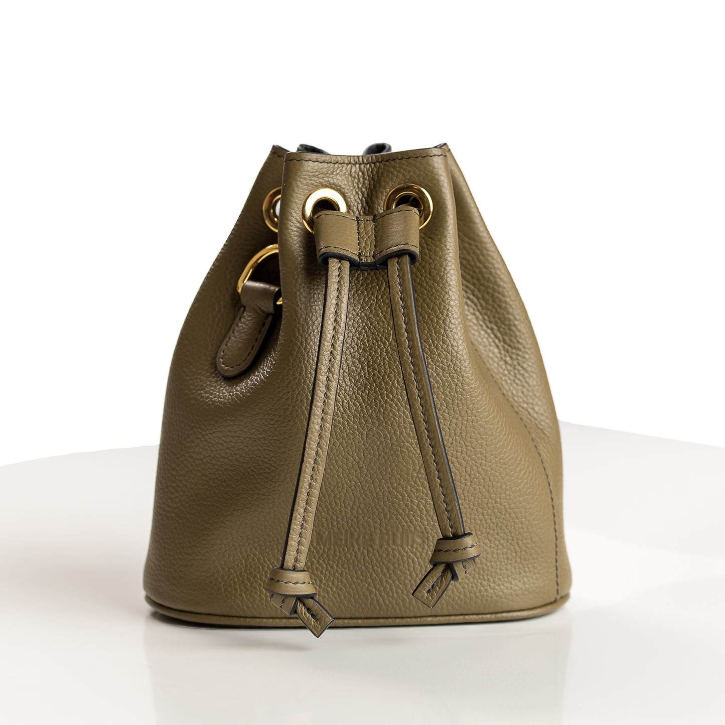 CURSUS bucket bag (machinaal/ hand gestikt)