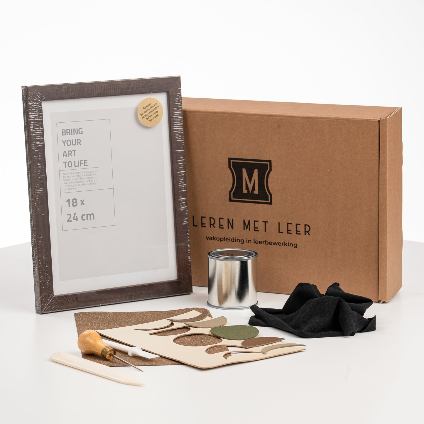 DIY KIT Marquetry moon